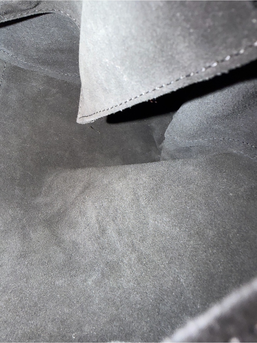 &OTHER STORIES Classic Suede black Tote Bag - Picture 7 of 10